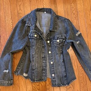 Distressed Denim Jacket
